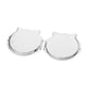 thumbnail image 4 of Espejo de maquillaje ligero plateado de 2 piezas Espejos de bolsillo portátiles plegables cosméticos Salvador Espejo plegable de maquillaje, 4 of 6