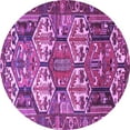 thumbnail image 1 of Ahgly Company Indoor Round Persian Purple Traditional Area Rugs, 7' Round, 1 of 4