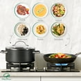 thumbnail image 6 of Chef Power 10 Pcs Pots and Pans Set, Hard Anodized Cookware Set, Nonstick Pan, Fit Induction, Oven, Dishwasher, Stainless Steel Handle, Essential, 6 of 10