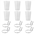 thumbnail image 3 of 18 Juegos de Contenedores de Tablero Perforado con Anillos de Tablero Perforado con Tazas de Tablero Perforado Accesorios para Soporte de Vasos Transparentes, 3 of 5