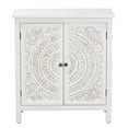 thumbnail image 4 of Baxton Studio Yelena Classic and Traditional White Finished Wood 2-Door Storage Cabinet, 4 of 10