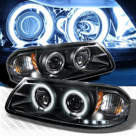 Ccfl Halo 2000 2005 Chevy Impala Led Projector Headlights Black Head Ccfl Halo 2000 2005 Chevy Impala Led Projector Headlights Black Head Lights Lamp Pair Left Right 2001 2002 2003 2004