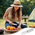 thumbnail image 2 of Blueek Multifunctional Portable Stainless Steel Fruit Knife - 2 in 1 Paring Tool for Outdoor Camping, Kitchen & Travel - Ergonomic Grip & Lightweight Design, 2 of 7
