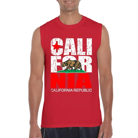 Artix - Men's Graphic T-Shirt Sleeveless - California Cali