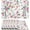 Pink Flower Butterfly, variant on Reusable Table Place Mats 4 Pieces Set, Anti-Skid Oil-Proof Woven Vinyl PVC Heat Resistant Placemats for Home Indoor Dining Home Decoration, Pink Flower Butterfly