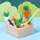 thumbnail image 3 of Zanahoria Niños Juguetes De Madera Montessori Atrapa Gusano Pesca Tamaño Cognición Forma Juego De Zanahoria A Juego Bebé Educación Temprana Juguete Yuarrent FN002262-00, 3 of 6