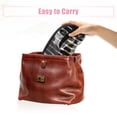 thumbnail image 7 of Unique Bargains Clear Makeup Bag Transparent Toiletry Bag Zipper Cosmetic Bag Organizer for Travel for Women Black, 7 of 7
