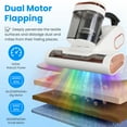 thumbnail image 3 of 16000PA Double-Cup Bed Vacuum Cleaner with Heating Function, 500W Mattress Handheld Vacuum Dust Mites Remover for Bed Sofa Rug, 3 of 13