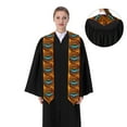 thumbnail image 4 of Easygdp Butterfly Alighted On Sunflowers Unisex Adult Graduation Stole Shawl 36" Long for Academic Commencements Shawl-Sharp Corner, 4 of 7