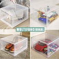 thumbnail image 2 of Cajas para Zapatos Apilables Organizador Transparente 10 Piezas, 2 of 5