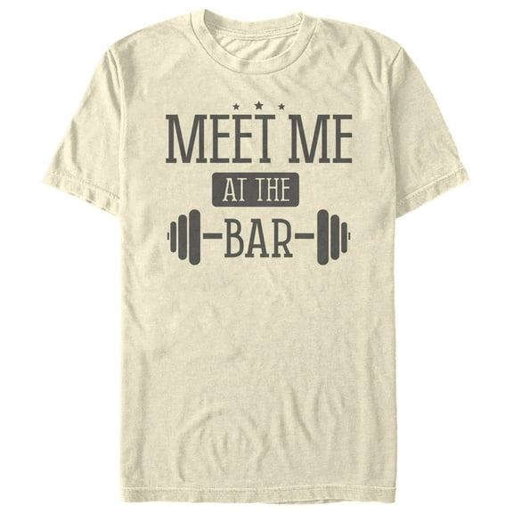 Men's CHIN UP Meet at Bar Stars Graphic Tee Cream X Large