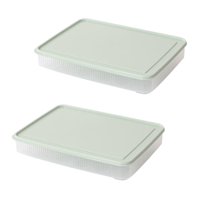 2 cajas para guardar huevos para el hogar.