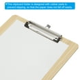 thumbnail image 4 of Uxcell Wooden Clipboard for 8.5"x11" Paper, Standard A4 Letter Size Office Clip Boards, Wood Texture, 4 of 6