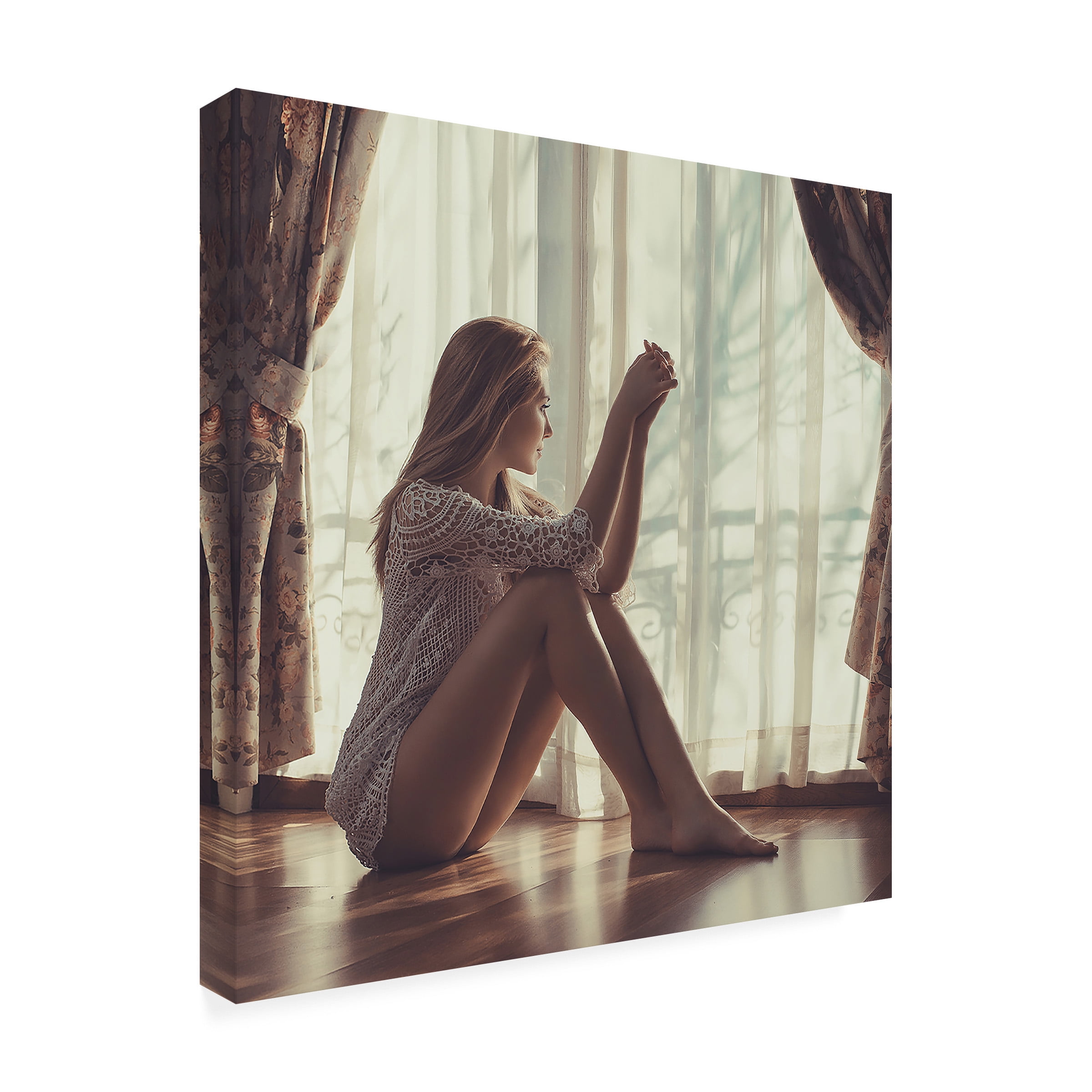 Kalynsky 'Waiting For Love' Canvas Art