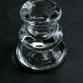thumbnail image 4 of Juego de 2 candelabros cónicos de vidrio para decoración del hogar, la mesa de la boda o la fiesta, 4 of 4