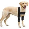 thumbnail image 1 of Rodilleras para perros, almohadillas para patas de perros, coderas y hombros para perros, eczema, displasia y osteoartritis, transpirables, color negro, talla L, 1 of 1