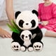thumbnail image 1 of Muñeco de peluche del oso panda CUTICAT Mamá y bebé Panda 25CM, 1 of 8