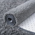 thumbnail image 6 of Homore Cute Fluffy Carpet Soft Washable Area Rugs for Bedroom/ Living Room Decoration, 4' x 5.9' , Gray, 6 of 9