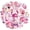 1A-35pcs, variant on 35pcs Pink Stationery Stickers Funny Animal Stickers Waterproof Graffiti for Luggage Laptop Guitar
