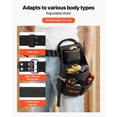 thumbnail image 3 of Heavy Duty Professional Tool Belt Pouch with 14 Pockets Adjustable Waist 32 to 50 Inches for Electrician Carpenter Construction Work, 3 of 6