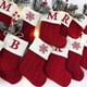 thumbnail image 1 of Medias tejidas con letras navideñas Adornos para árboles de Navidad 2022 Decoraciones navideñas para el hogar 2023, 1 of 4
