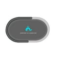 thumbnail image 2 of Fiudx Alfombra de Baño de Secado Rápido, Absorbente de Agua, de Poliéster Antideslizante, Elegante Diseño Gris, Ideal para La Entrada de La Ducha o El Baño, Solución para El Confort Del Hogar, Fácil, 2 of 6