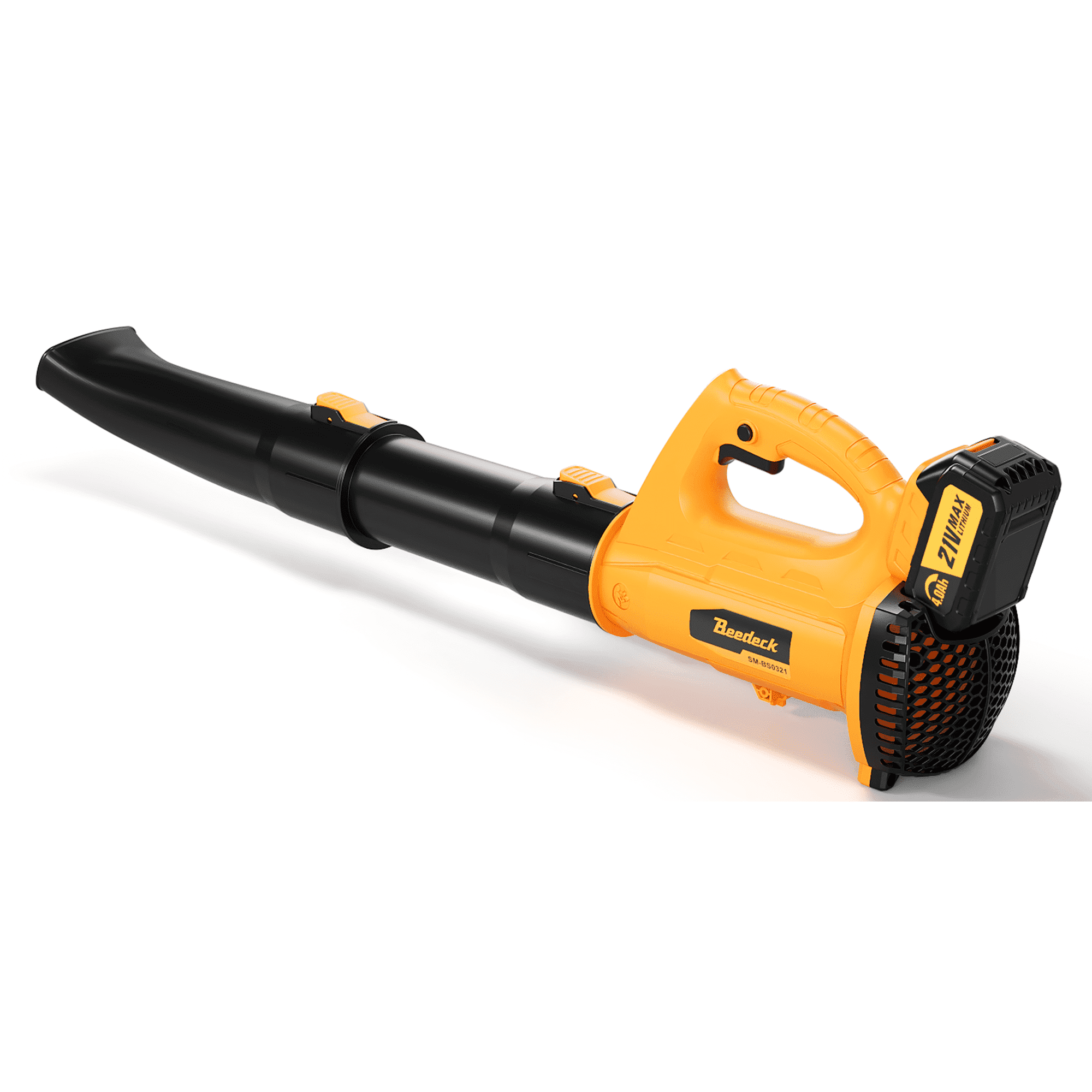 4.0Ah Cordless Leaf Blower 450 CFM 250 MPH 6-Speed Lithium-ion Electric Blower, Lightweight Leaf Blower