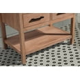 thumbnail image 3 of Ari Kitchen & Bath Betty 36" Solid Wood Bathroom Vanity, Weathered Brown, Quartz Countertop, 3 of 9