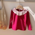 thumbnail image 1 of T-shirt à Manches Longues pour Enfants, Col Rond, en Coton, Taille 7-8 Ans, 1 of 3