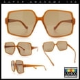 thumbnail image 3 of Womens Classical 90s Butterfly Designer Style Chic Thin Plastic Sunglasses All Brown, 3 of 8