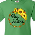 thumbnail image 4 of Inktastic Big Sister Sunflower Wreath Youth T-Shirt, 4 of 5