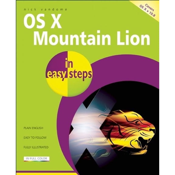 Pre-Owned OS X Mountain Lion in Easy Steps (Paperback) 1840785608 9781840785609