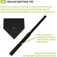 thumbnail image 4 of Champion Sports Deluxe Batting Tee - Mounted Adjustable Telescopic Batting Tee, 4 of 6