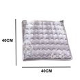 thumbnail image 2 of Cojín cuadrado extraíble y lavable para silla con lazos, cojín de asiento cómodo y transpirable antideslizante, 2 of 5