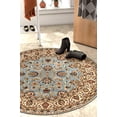 thumbnail image 2 of Well Woven Barclay Sarouk Light Blue Traditional Area Rug 7'10'' Round, 2 of 5
