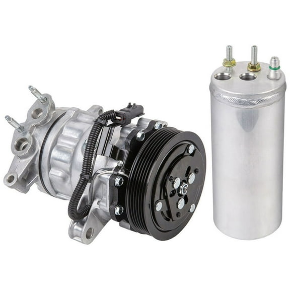 AC Compressor w/ A/C Drier For Jeep Liberty V6 2002 2003 2004 2005 - BuyAutoParts