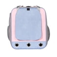 thumbnail image 1 of portátil para transporte de gatos y mascotas, bolsa cómoda y transpirable aerolínea, bolso de mano, jau , Rosado Sunnimix Transportín para gatos, 1 of 8