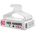 thumbnail image 1 of Hangers Utopia Home Kids (plástico, 28 cm, para armario, 60 unidades), color blanco, 1 of 7