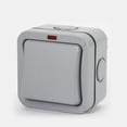 thumbnail image 3 of 20A 1 Gang Résistant aux Intempéries Boîte de Jonction Interrupteur Extérieur Étanche Abs Ip66, 3 of 9