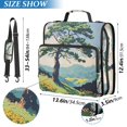 thumbnail image 2 of FORMRS Zipper Binder with Shoulder Strap 2-inch Ring 500 Sheet Capacity File Bag, Mounatin at Dawn, 2 of 5