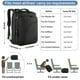 thumbnail image 2 of Mochila de viaje MATEIN 45L, resistente al agua, ligera, negra, 2 of 9