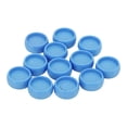 thumbnail image 4 of LLC 12 Pcs Plastic Binding Rings 10mm Portable DIY T Type Mushroom Hole Pack Plastic Binder Ring Accessories RingLight Blue, 4 of 5