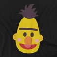 thumbnail image 2 of Sesame Street Bert Kawaii Face Unisex Adult Canvas Brand T Shirt, Black, Large, 2 of 3
