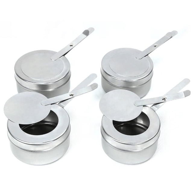Transemion Fondue Burner Spirit Burner With Cover For Buffet Food Warmer Burning