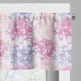 thumbnail image 3 of Ambesonne Flowers Window Valance, Romantic Floral Design, 54" X 18", Pink and White, 3 of 5