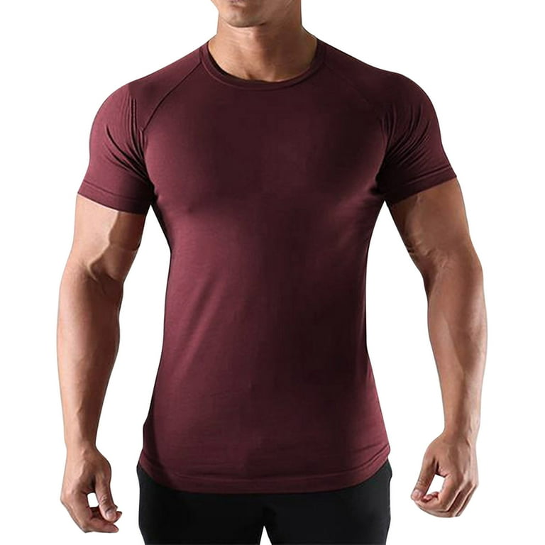 Spring Black T Shirts Men Casual Muscle Round Neck Tank Top Body