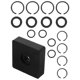 thumbnail image 1 of OUNONA 17Ud Anillos Retenedores Para Llave De Impacto Con Precisión Y O Ring Para Uso Profesional Negro, 1 of 8