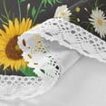 thumbnail image 4 of Coolnut 60" Sunflower Outdoor Tablecloth with Umbrella Hole and Zipper, Waterproof Round Tablecloth for Party,Patio,Picnic,Holiday Dinner,Summer, 4 of 7