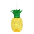 thumbnail image 1 of Vaso Para beber con forma de piña/fresa de 500 ml con pajita Para fiestas 6 uds Hugtrwg Para estrenar, 1 of 4