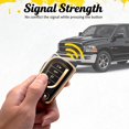 thumbnail image 4 of Key Fob Cover Compatible with Fit for Toyota RAV4 Corolla Camry Keychain Case Holder Protector,Black-a, 4 of 5